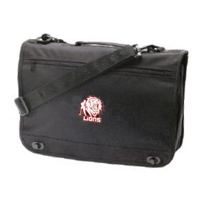 Porte-documents, entraineur, broderie